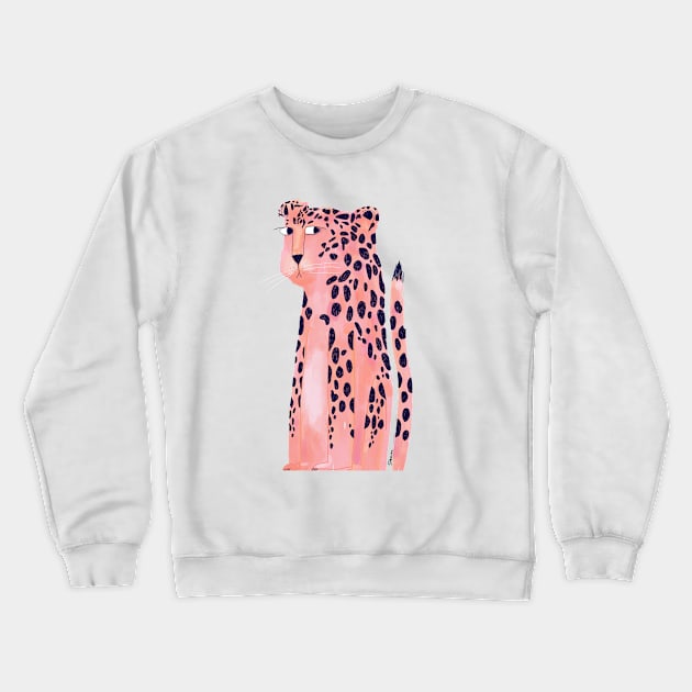 Smart Tiger Crewneck Sweatshirt by YanaStrunina